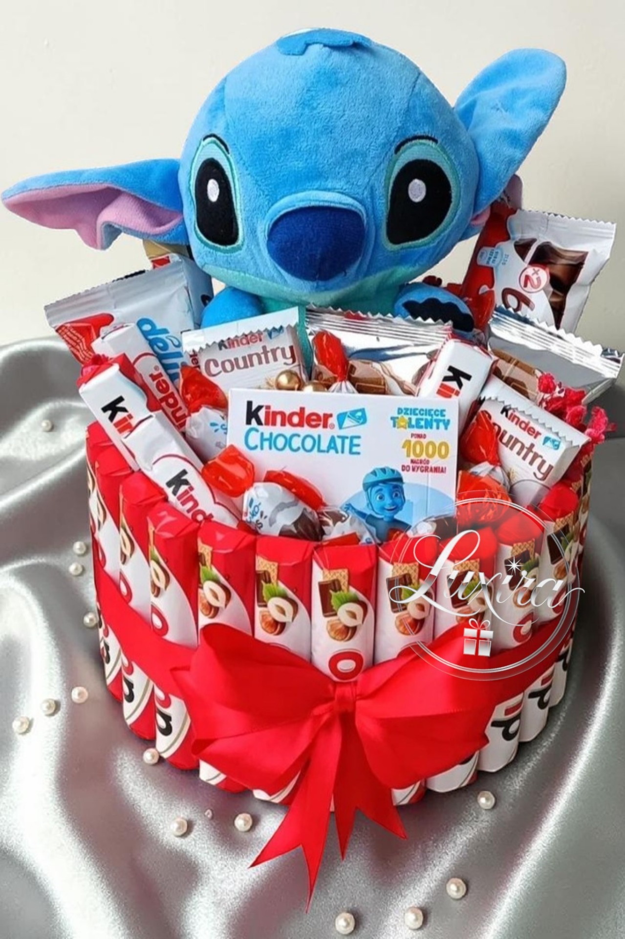 Detský Kinder box s plyšovým Stitchom