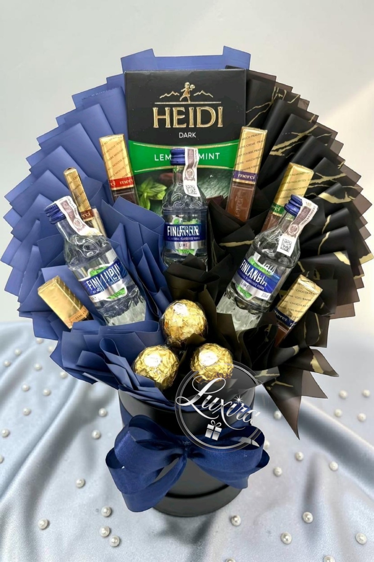 Luxusný darčekový box pre muža s Finlandia vodka