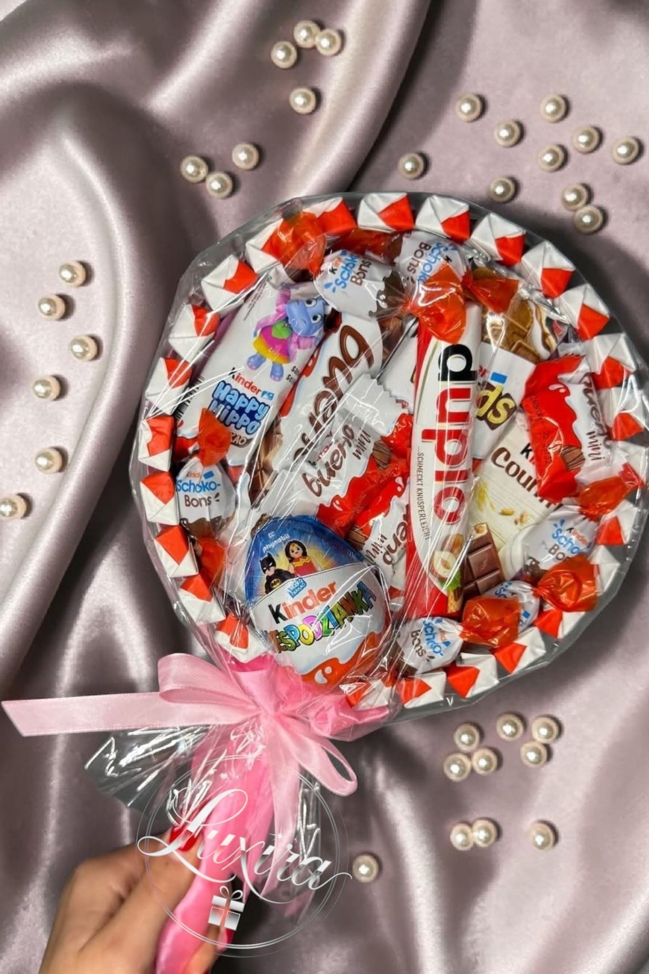 Kinder detské lízatko s Kinder sladkosťami