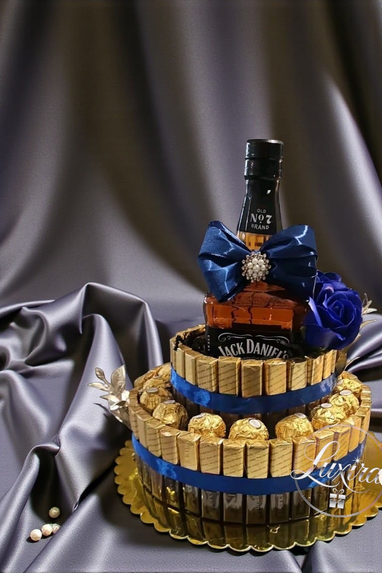 Luxusná Merci torta s Jack Daniel’s a Ferrero